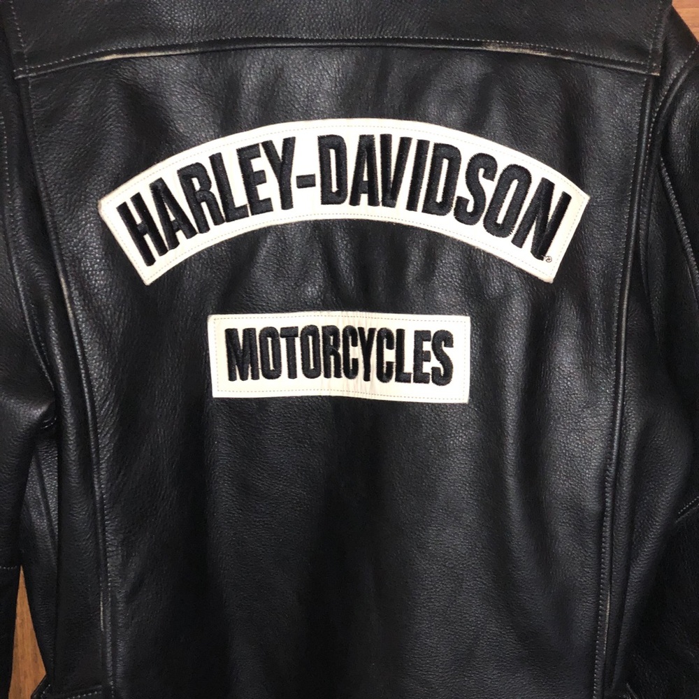 HARLEY-DAVIDSON MOTORCYCLE LEATHER JACKET